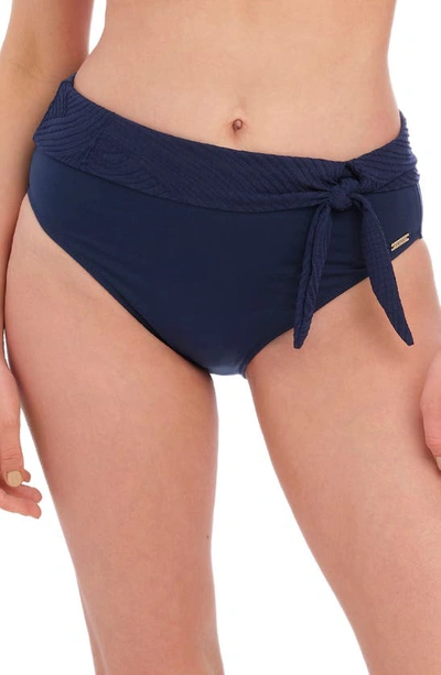 Fantasie High Waist Bikini Bottoms In Ink