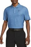 Nike Men's Dri-fit Adv Tiger Woods Golf Polo In Blue
