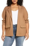 Liverpool Boyfriend Ponte Knit Blazer In Maple