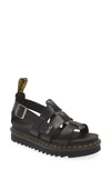 DR. MARTENS' TERRY LEATHER FISHERMAN SANDAL