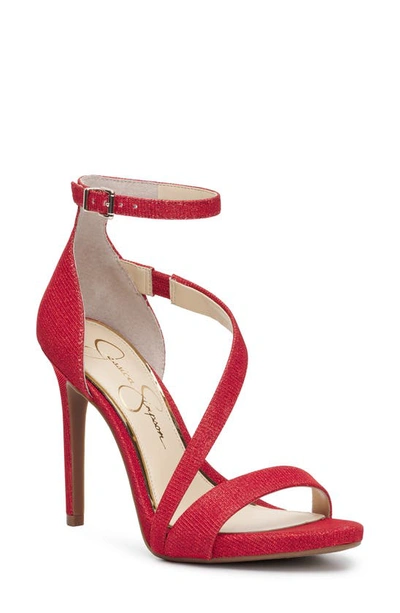 Jessica Simpson Rayli Sandal In Intense Red