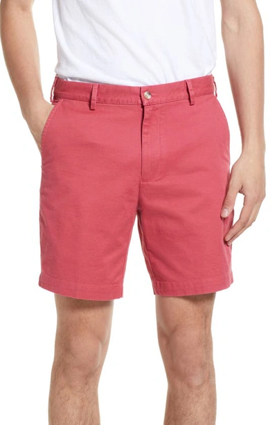 Peter Millar Pilot Stretch Twill Shorts In Cape Red