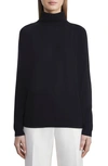 LAFAYETTE 148 MATTE CREPE RIB TURTLENECK SWEATER