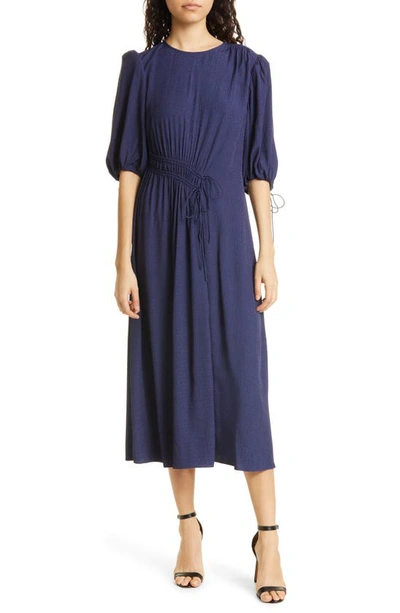 ted baker asymmetric dress Hellessy Astra Crystal Off-The-Shoulder Sweater Maxi Dress, Cloud/Chestnut, Women's, XS, Casual & Work Dresses Sweater Dresses main image 0