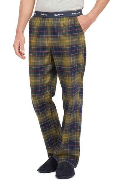 Barbour Glenn Cotton Tartan Pyjama Trousers In Classic Tartan