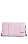 House Of Want We Browse Vegan Leather Wallet Crossbody Bag In Pink Lady