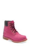 Timberland 6-inch Premium Waterproof Boot In Festival Fuchsia