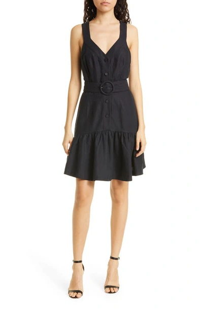 ted baker black ruffle dress Shop Nikaa Mesh Ruffle Plunge Maxi Dress Black for Women Online