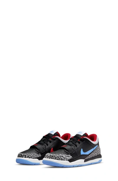 Nike Kids' Air Jordan Legacy 312 Low Sneaker In Black/ Wolf Grey/ Blue