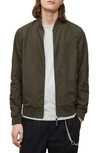 Allsaints Bassett Bomber Jacket In Dull Khaki