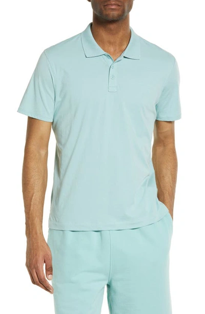 Atm Anthony Thomas Melillo Classic Jersey Slim-fit Polo In Iceberg