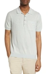 Reiss Ralphy Button Polo In Sage