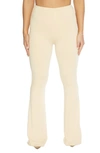 Naked Wardrobe The Nw Bootleg Pants In Oatmeal