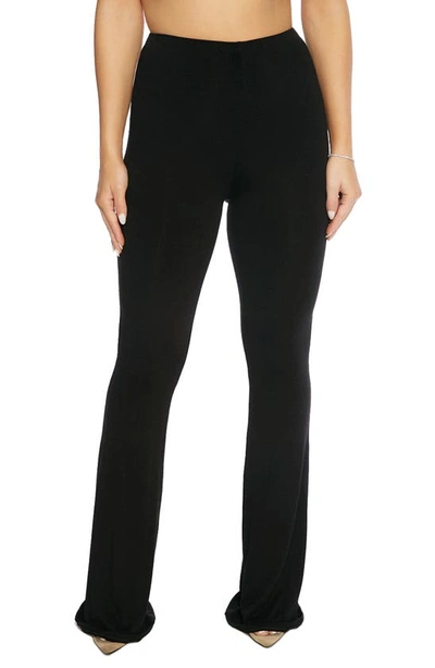 Naked Wardrobe The Nw Bootleg Trousers In Black