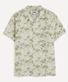 Ymc You Must Create Malick Printed Cotton-blend Short-sleeved Shirt In Multi