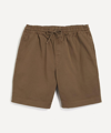 Ymc You Must Create Jay Stretch-cotton Shorts In Brown