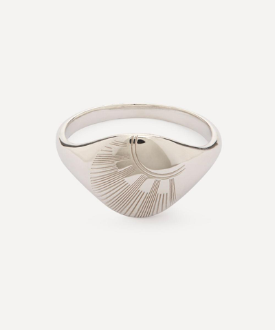 Miansai Sterling Silver Meridian Ring