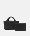 Naghedi St. Barths Medium Woven Tote Bag In Onyx