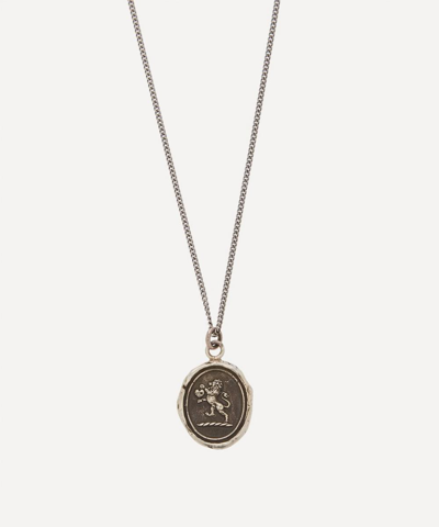 Pyrrha Sterling Silver Lionhearted Pendant Necklace