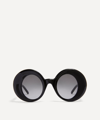 Loewe G736270x05 Oversized Round-frame Acetate Sunglasses In Black