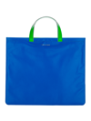 Comme Des Garçons Fluo Slim Tote In Blu Orange