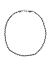 Emanuele Bicocchi Braided Knot Thin Necklace In Silver