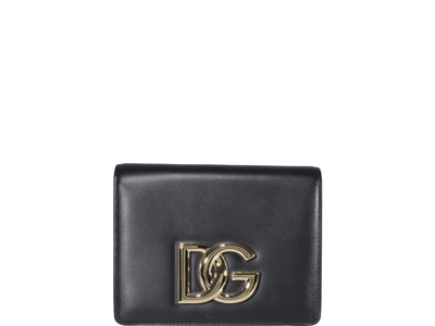 Dolce & Gabbana Dg Crossbody Bag In Black