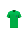 Jw Anderson Anchor Patch Cotton T-shirt In Verde