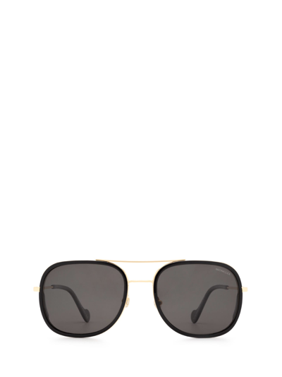 Moncler Ml0145 Shiny Black Male Sunglasses In Multicolor