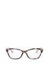 Prada 53mm Cat Eye Optical Glasses In Pink