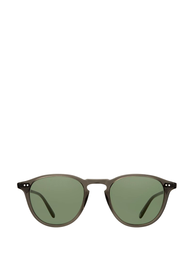 Garrett Leight Hampton Sun Black Glass Sunglasses In Olio