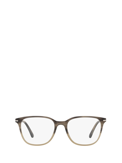 Persol Po3203v Striped Grey &amp; Beige Glasses