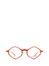 Eyepetizer Douze Orange Glasses In Orange