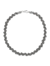 Emanuele Bicocchi Braided Knot Necklace In Silver