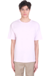 APC KYLE T-SHIRT IN ROSE-PINK COTTON