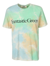 Msgm Graphic Print T-shirt In Green