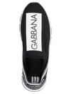 Dolce & Gabbana Kids' Sorrento Logo Slip-on Sneaker In Nero Bianco