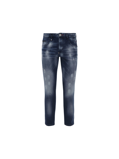 Philipp Plein Jeans In Blu Denim