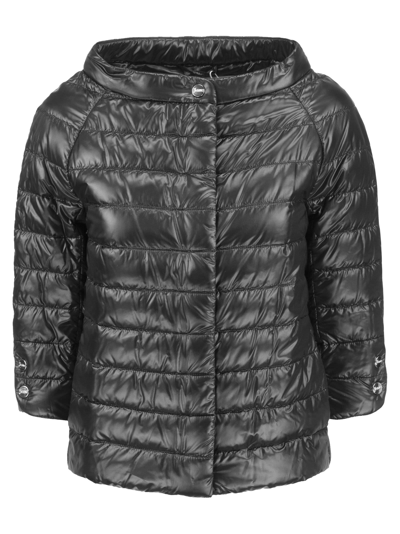 Herno Elsa - 3/4 Sleeve Jacket In Black
