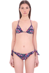 Isabel Marant Sukie Beachwear In Blue Polyamide In Faded Night