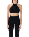 Alyx Butterfly Halterneck Top In Black
