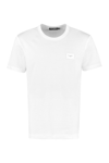 Dolce & Gabbana White Logo Cotton T-shirt In White