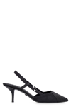 Dolce & Gabbana Pointed Slingback Pumps In Black