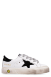 GOLDEN GOOSE MAY LEATHER SNEAKERS