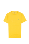 Polo Ralph Lauren Cotton T-shirt With Logo In Yellow