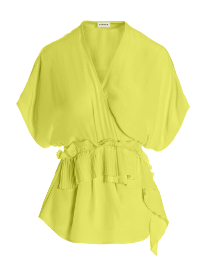 P.a.r.o.s.h 'potery' Blouse In Yellow