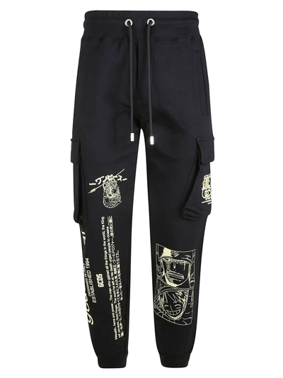 Gcds One-piece Track Trousers In Black