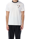 Fred Perry Contrast Trim T-shirt - Atterley In White