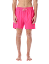 Polo Ralph Lauren Logo-embroidered Stretch-recycled Polyester Swim Shorts In Blaze Fuchsia