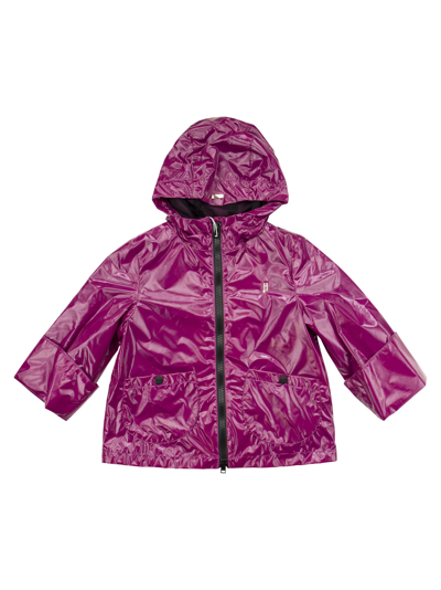 Herno Kids' Gloss Jacket In Fuxia